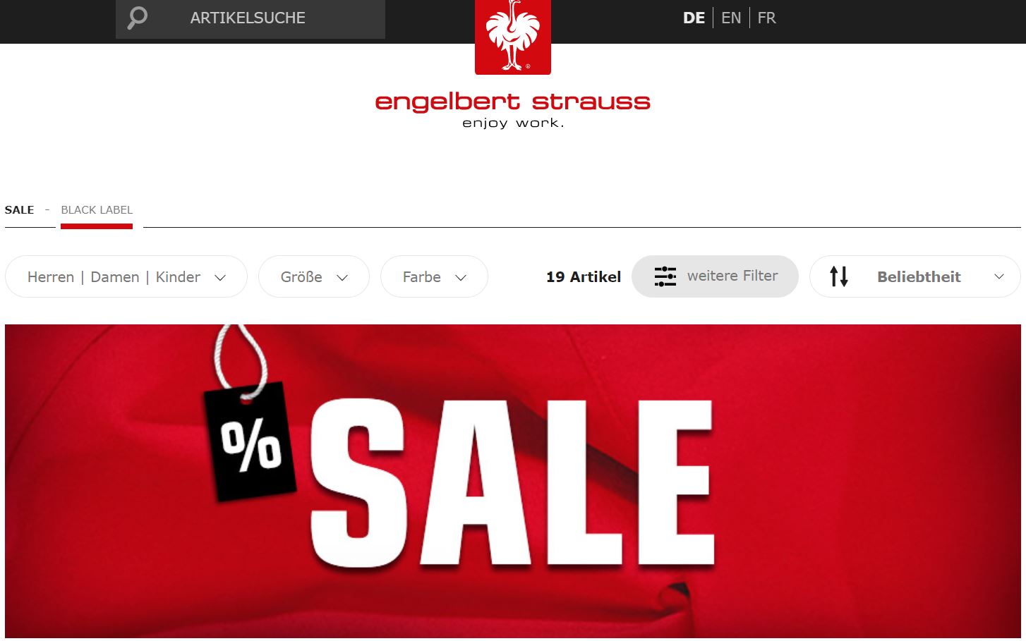 Engelbert strauss SALE: shoppen und sparen